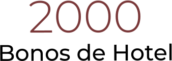 2000Bonos de Hotel